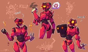 Female V2 Bots (Ultrakill) thumbnail