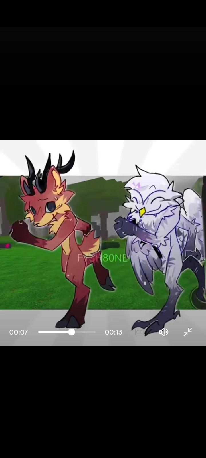 Owl and deer thumbnail