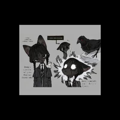 Wednesdaqy Addams (Black Cat) thumbnail