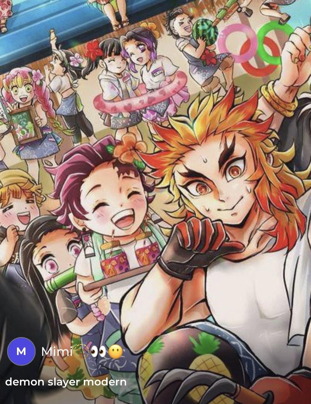 Demon slayer (modern au)  thumbnail