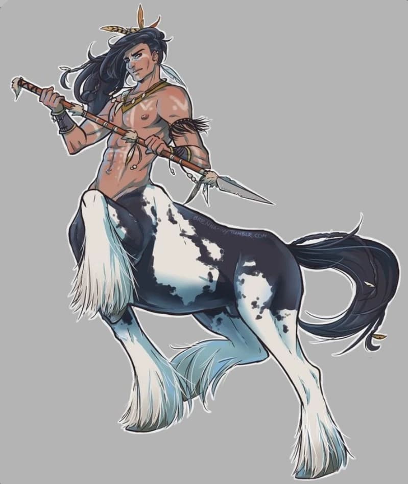 Sermey (a horse centaur Gypsy Vanner) thumbnail