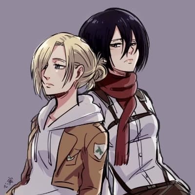 Mikasa Ackerman and Annie Leonhart thumbnail