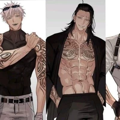 Kento nanami, Ryomen Sukuna, Suguru Geto e Gojo Satoru. thumbnail