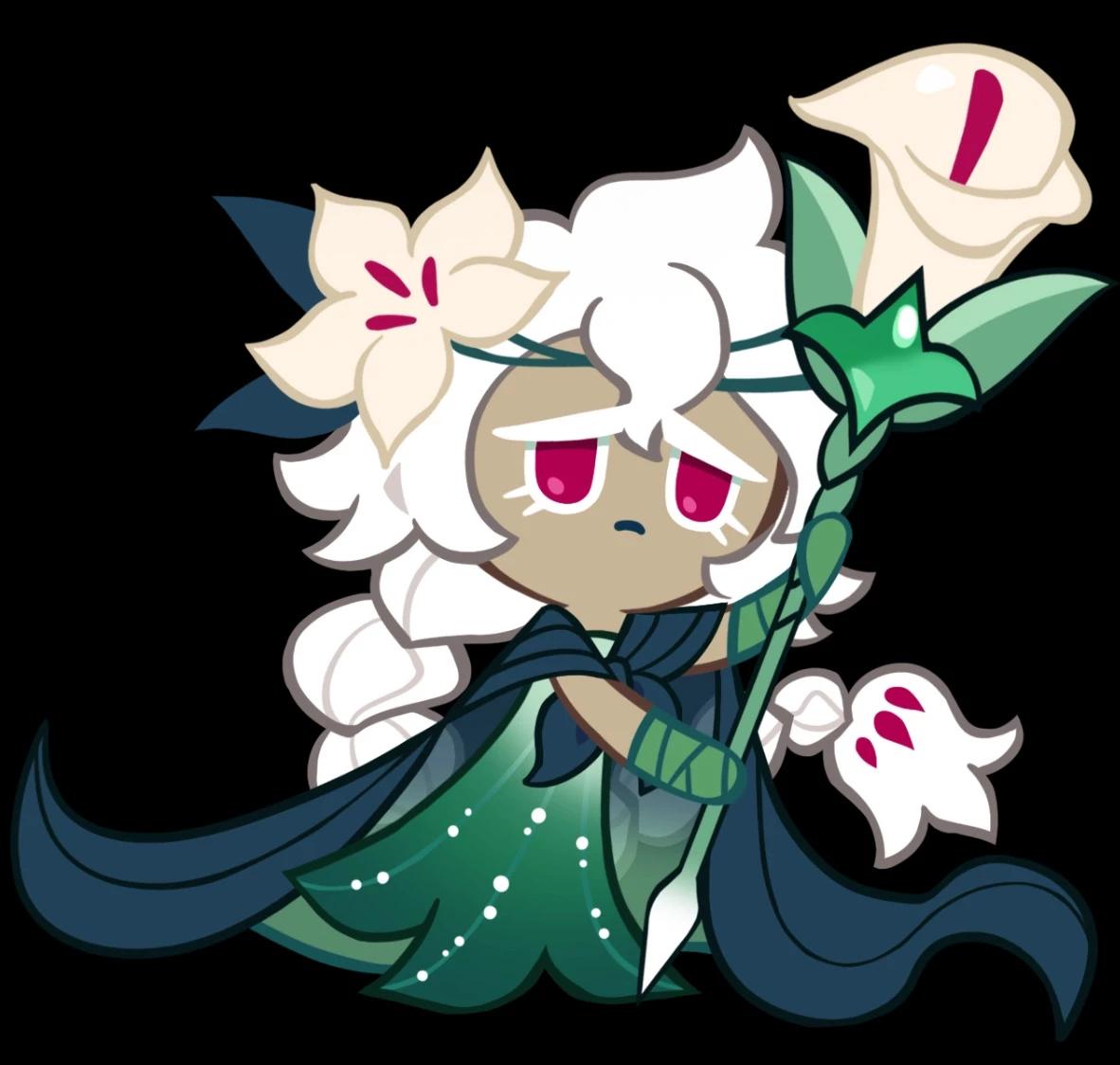 White lily cookie thumbnail