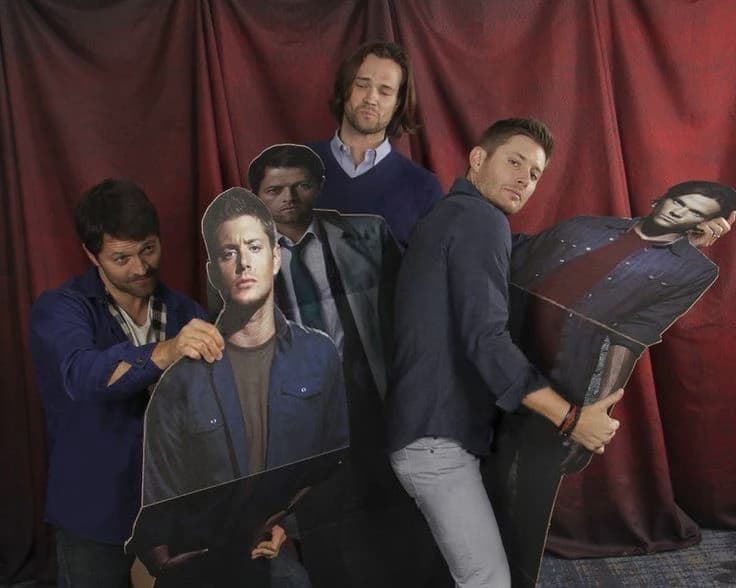 Jensen, Jared, and Misha <3 thumbnail