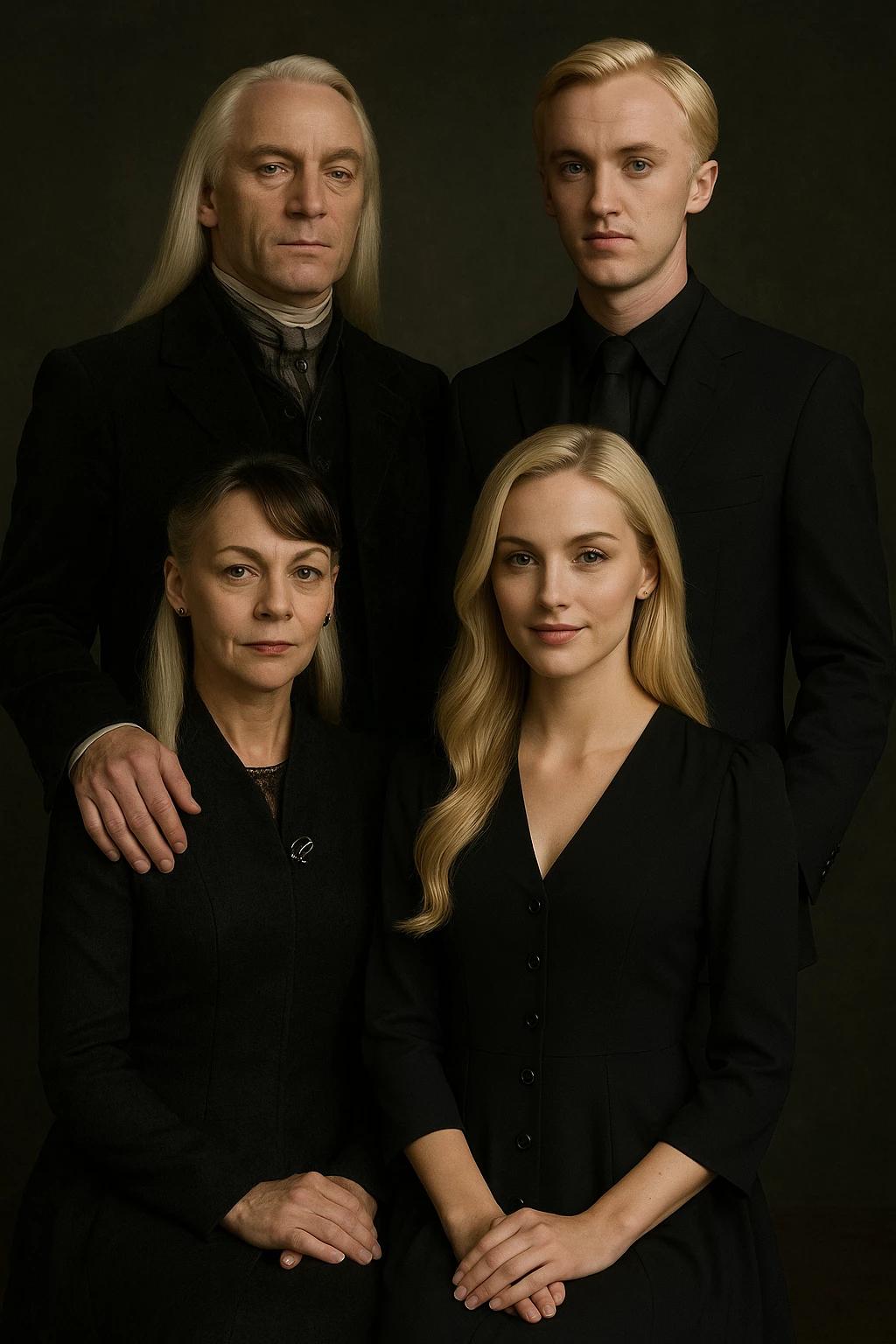 Malfoy family with twins thumbnail