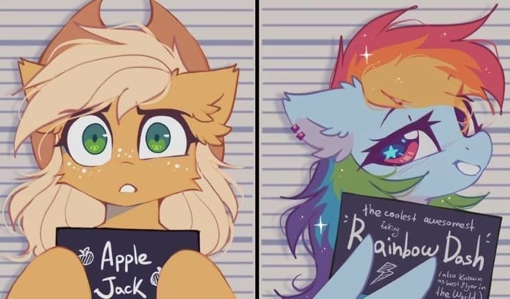 Rainbow Dash and Applejack Prison thumbnail