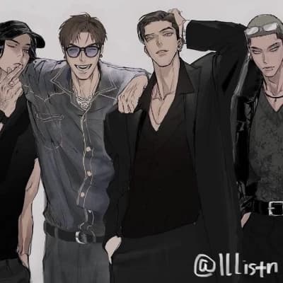 Husbands of the OmegaVerse Mafia (Javier, Rowan, Gray, Axel) thumbnail