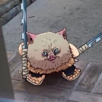 Random creature (Inosuke Hashibira from demon slayer)  thumbnail