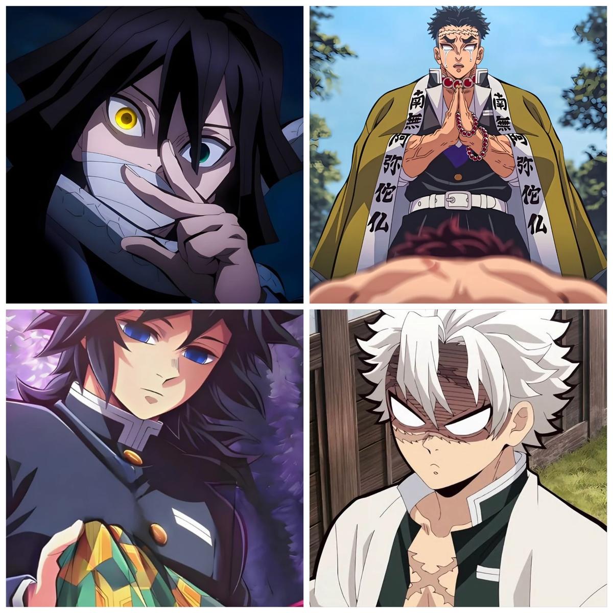 Obanai, Sanemi, Giyuu, Gyomei. thumbnail