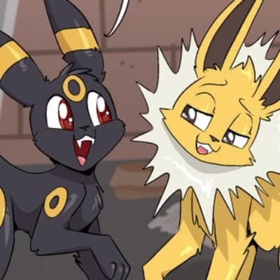 Dakota and Kricket (Umbreon and Jolteon) thumbnail