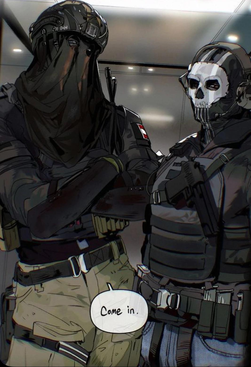 Ghost and könig *omegaverse thumbnail