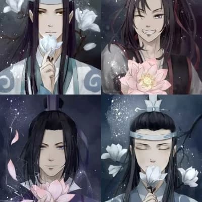 Lan Wangji & Wei Wuxian, Lan Xichen & Jiang Cheng thumbnail
