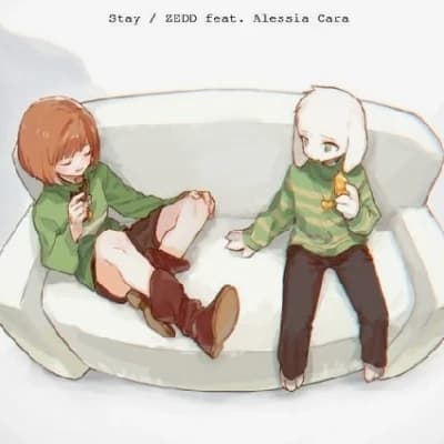 Asriel and Chara thumbnail