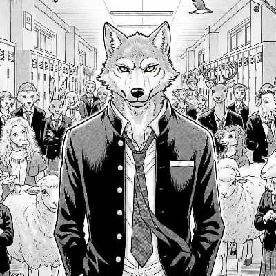 Outcast predator at a school full of prey thumbnail