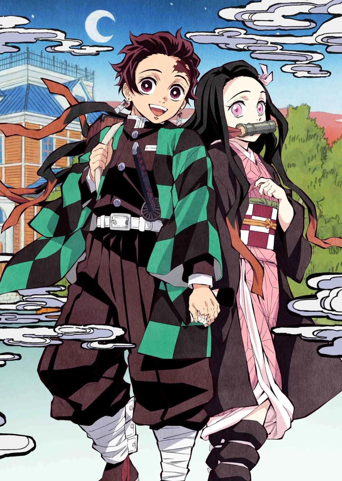tanjiro Kamado and nezuko Kamado  thumbnail