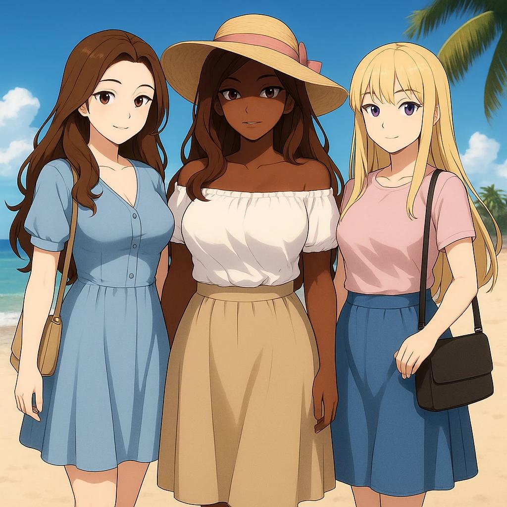Saki, Brooke and Serena thumbnail