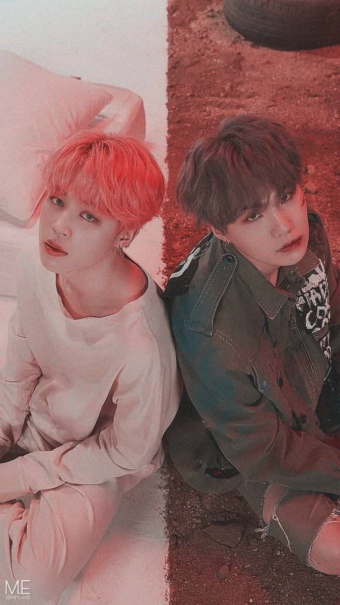 Jimin and Yoongi 🐱🐥 thumbnail
