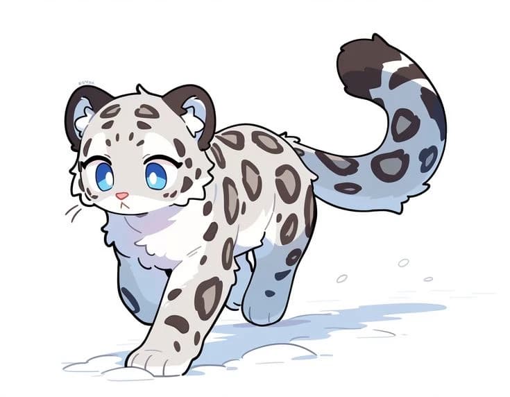 Baby snow leopard  thumbnail