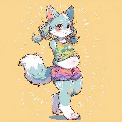 Luna the Armless Blue Cat thumbnail