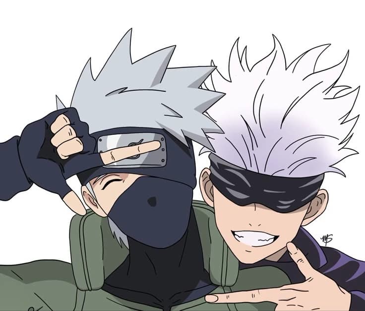 Gojo Saru and Hatake Kakashi thumbnail