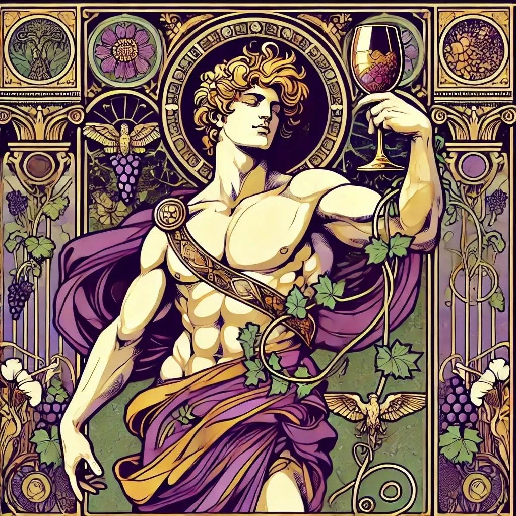 Dionysus / god of winemaking, theater, human animality thumbnail