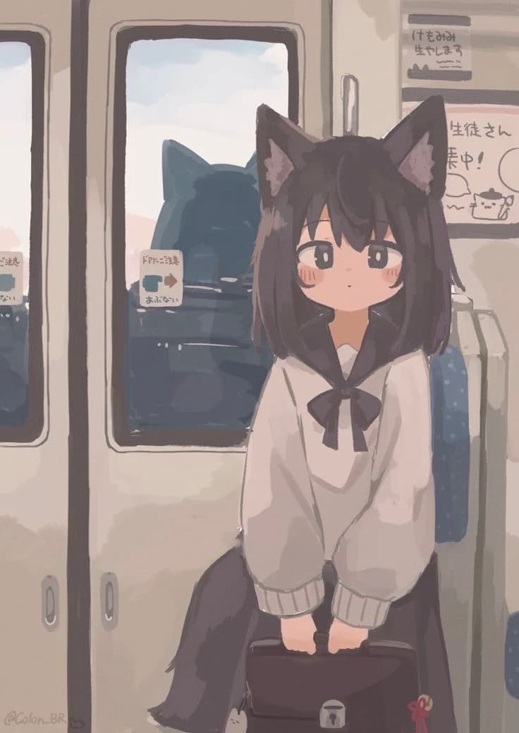 urahime a rare girl aboard the train thumbnail