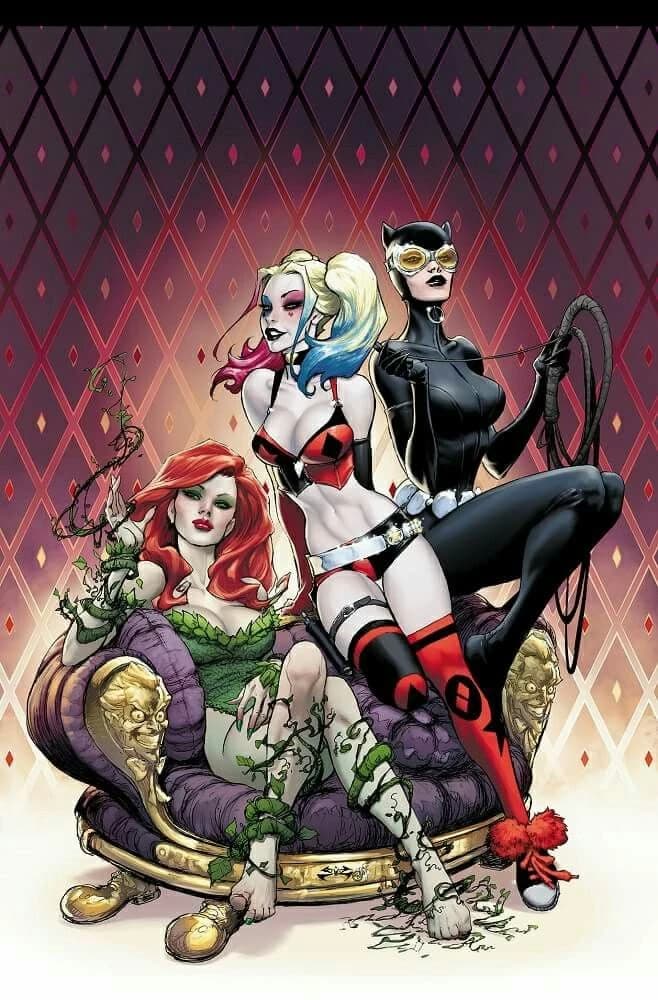 Poison Ivy, Harley Quinn and Catwoman thumbnail