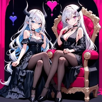 Morrigan, the Prankster Queen, and Belladonna, the Heartthrob Queen thumbnail