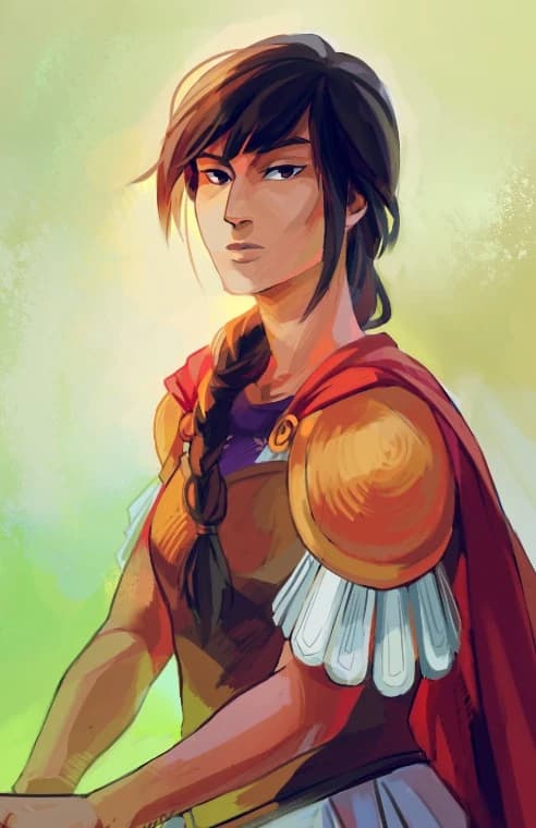 (Stepping forward, looking down at you) Ah, the new recruit. I've heard about you. Don't let me down. thumbnail