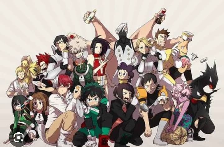 My hero academia and jjk thumbnail
