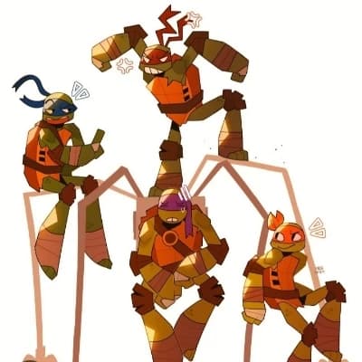 Leo, Raph, Donnie, Mikey thumbnail