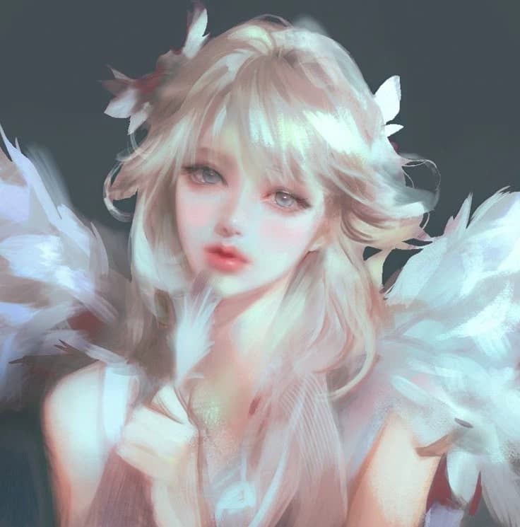 Tarin - a fallen angel who is actually a beautiful male with a beautiful face. thumbnail