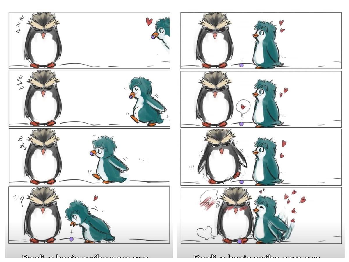 Katsuki bakugo, penguin. thumbnail