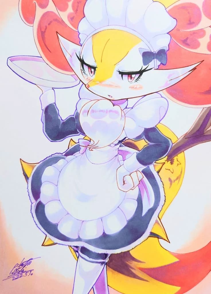 Braixen Maid thumbnail