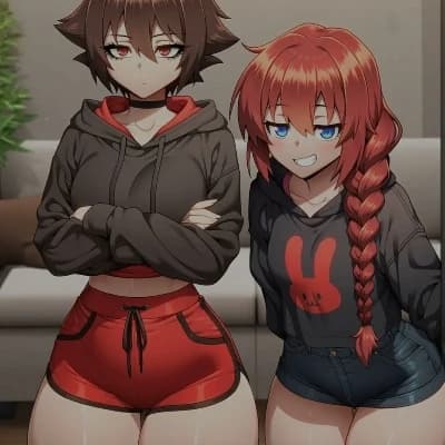 Lyra and Popu - Bitch Lesbian Neighbors thumbnail
