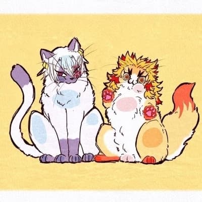 Uzui e Rengoku//Os gatos do beco// thumbnail