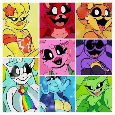 Smiling critters (But women) thumbnail