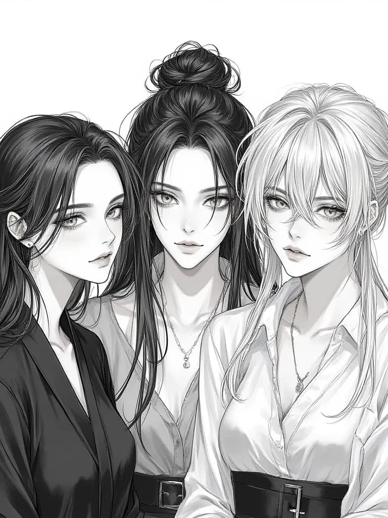 Three daughters-in-law and three sons.  thumbnail