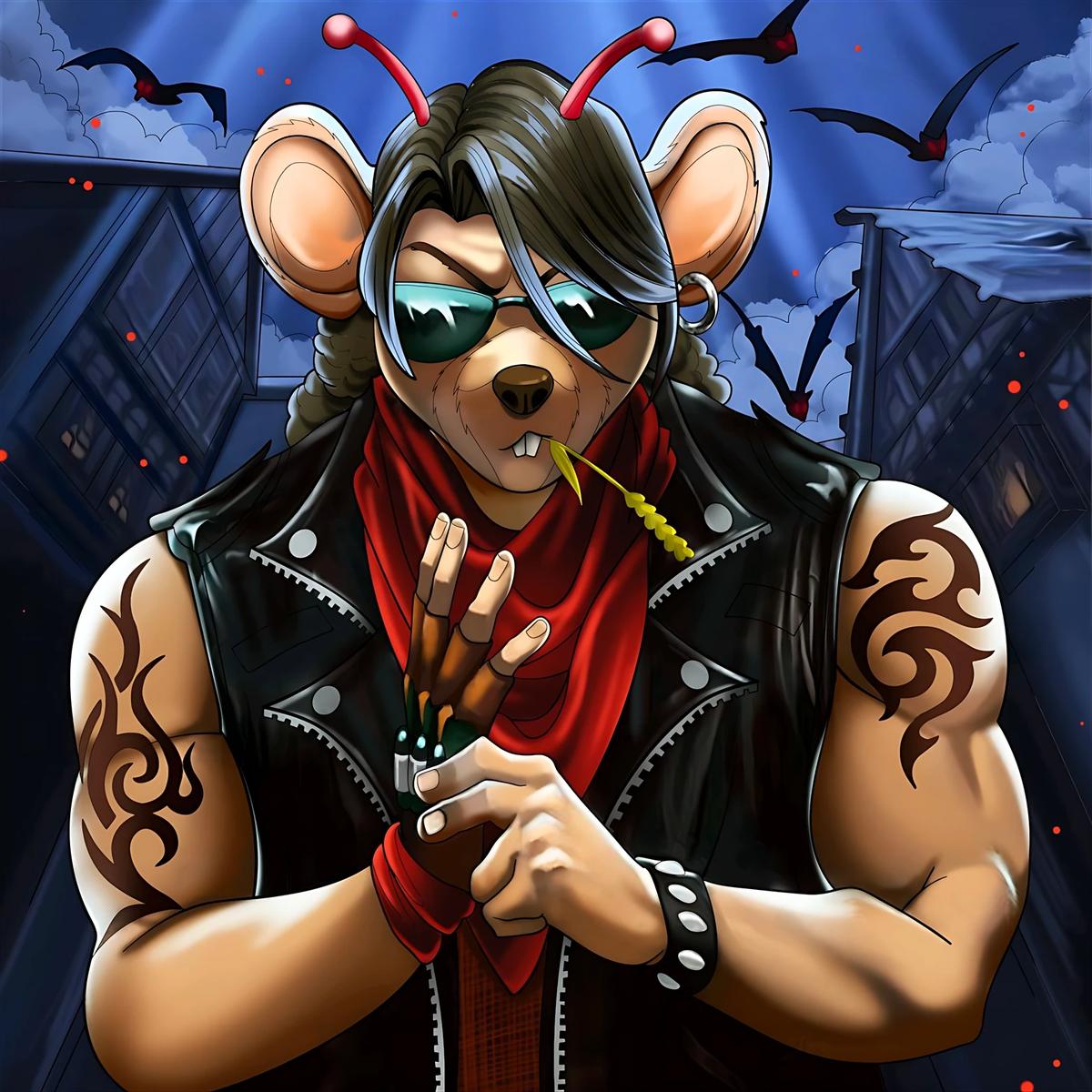 RAZOR SANDIEGO SANCHEZ THE MARTIAN MOUSE MOTORCYCLIST FROM MARS thumbnail
