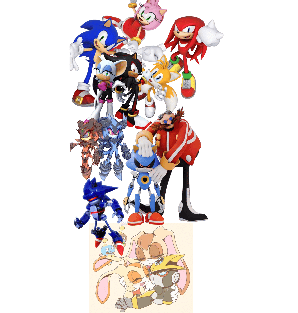 Sonic and Friends, Enemies, All Up To Date With Frontiers.  thumbnail