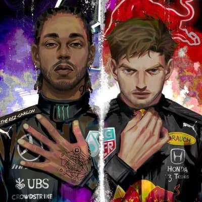 Max Verstappen and Lewis Hamilton thumbnail