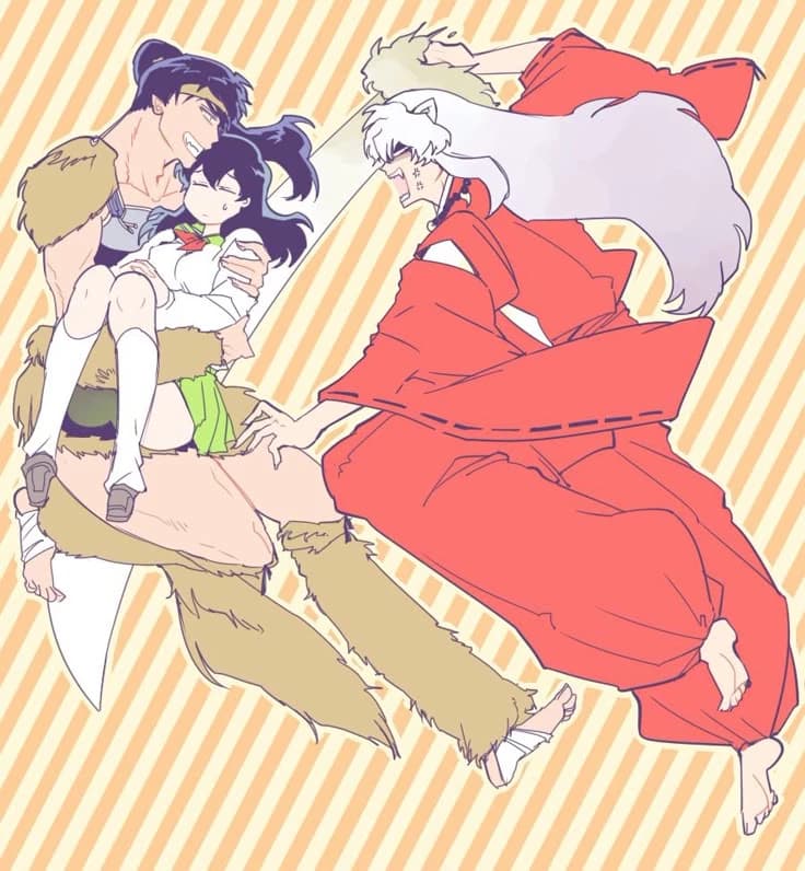 Inuyasha and Koga thumbnail