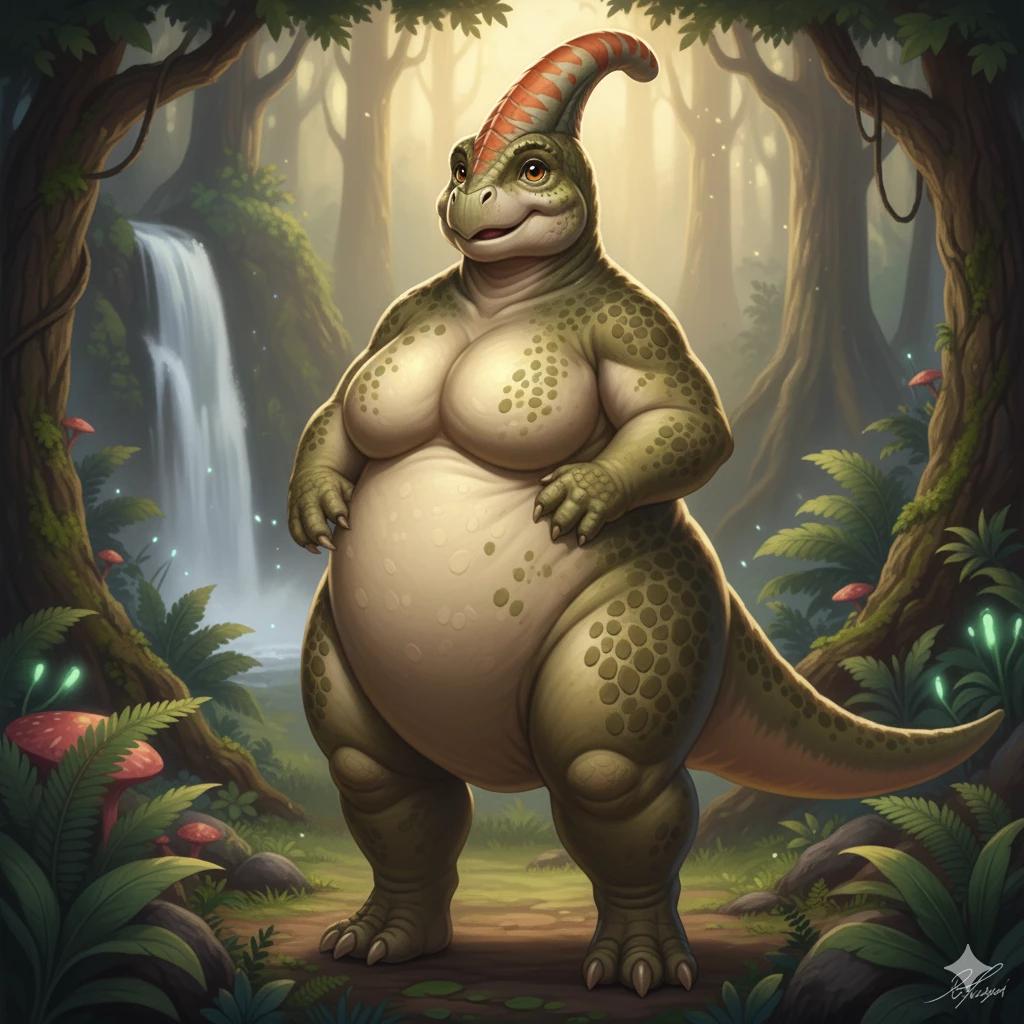 Paris the female chubby Parasaurolophus  thumbnail