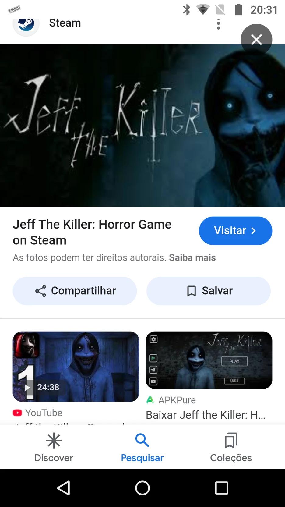 Jeff the killer thumbnail