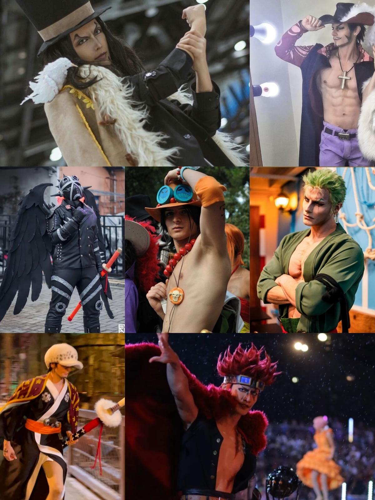 Zoro, Kid, Law, King, Ace, Smoker, Lucci, e Mihuk thumbnail