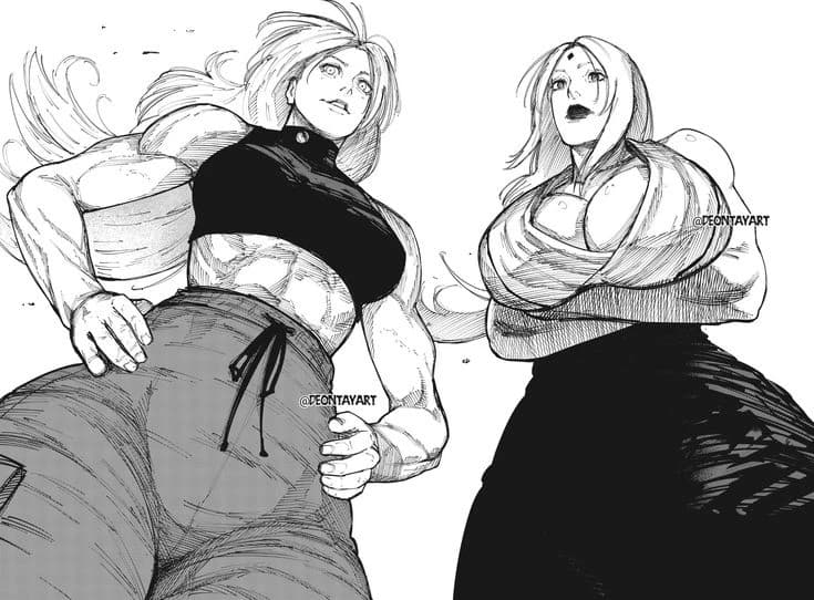 Yuki tsukumo and Tsunade Senju. thumbnail