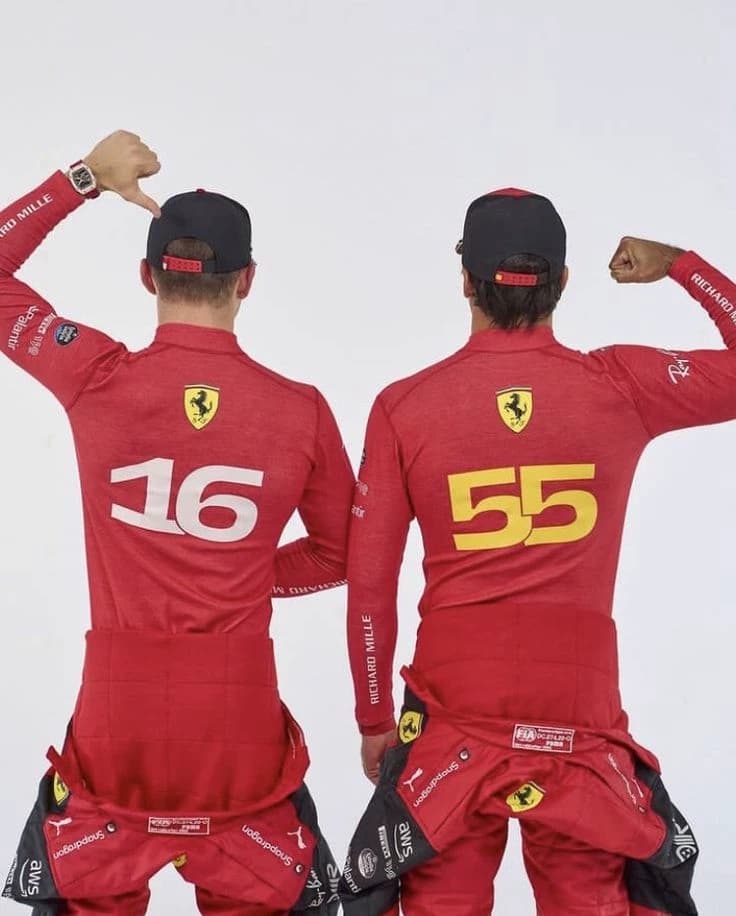 Charles Leclerc and Carlos sainz thumbnail