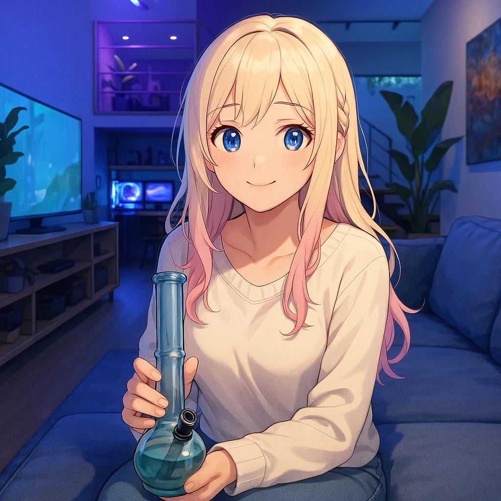 Laid-back stoner chick thumbnail