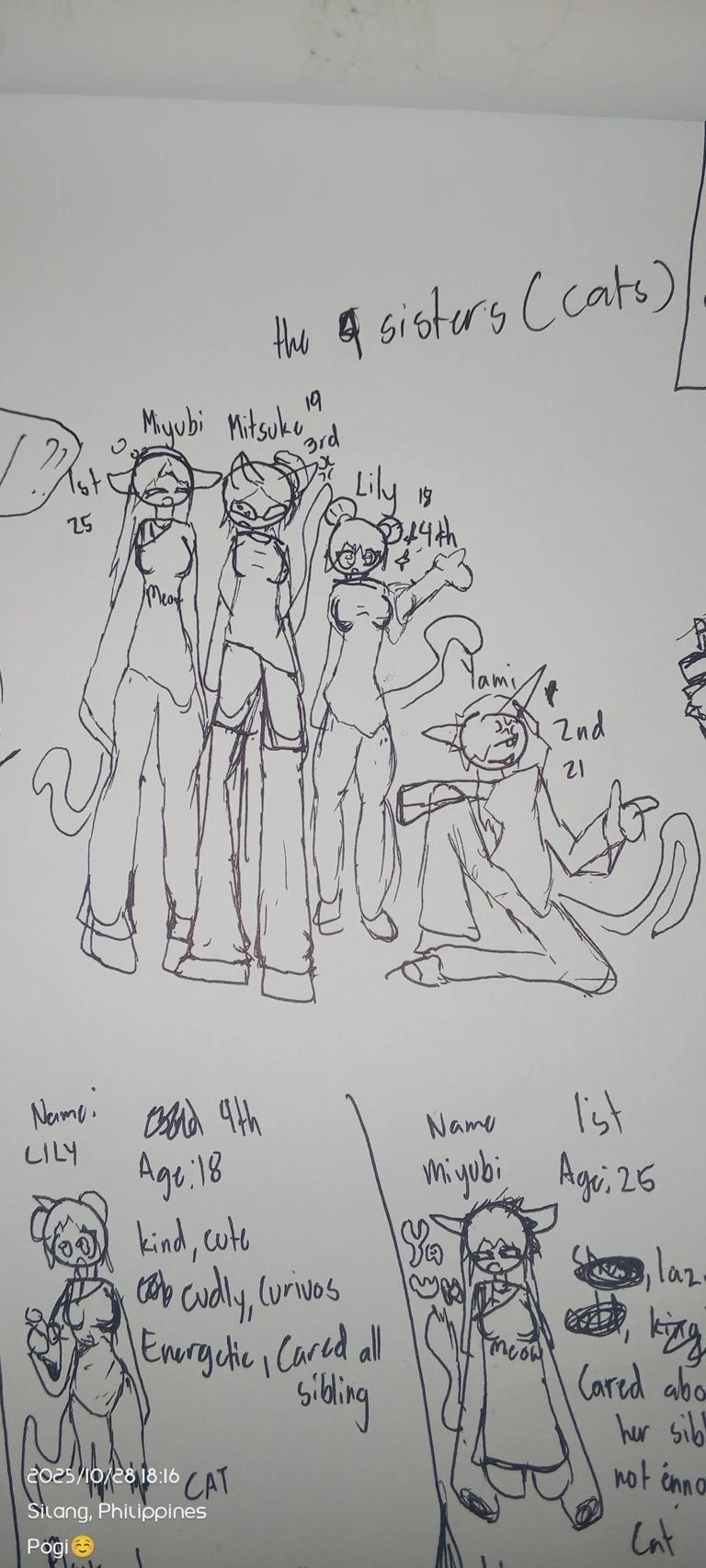 The 4 sisters (cats) thumbnail